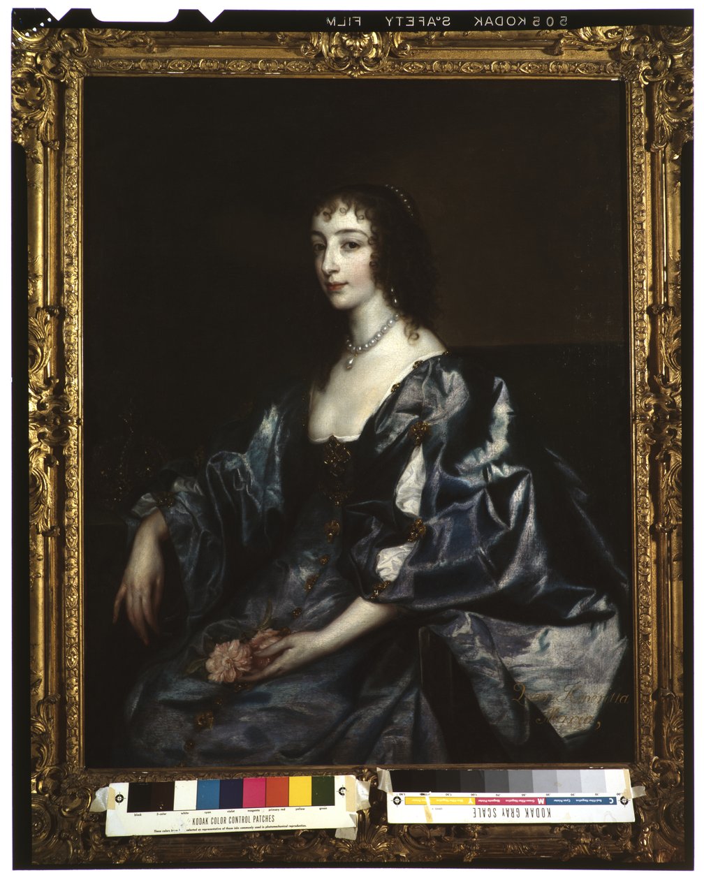 英国女王Henrietta Maria，c.1636-38 作者 安东尼·范·戴克