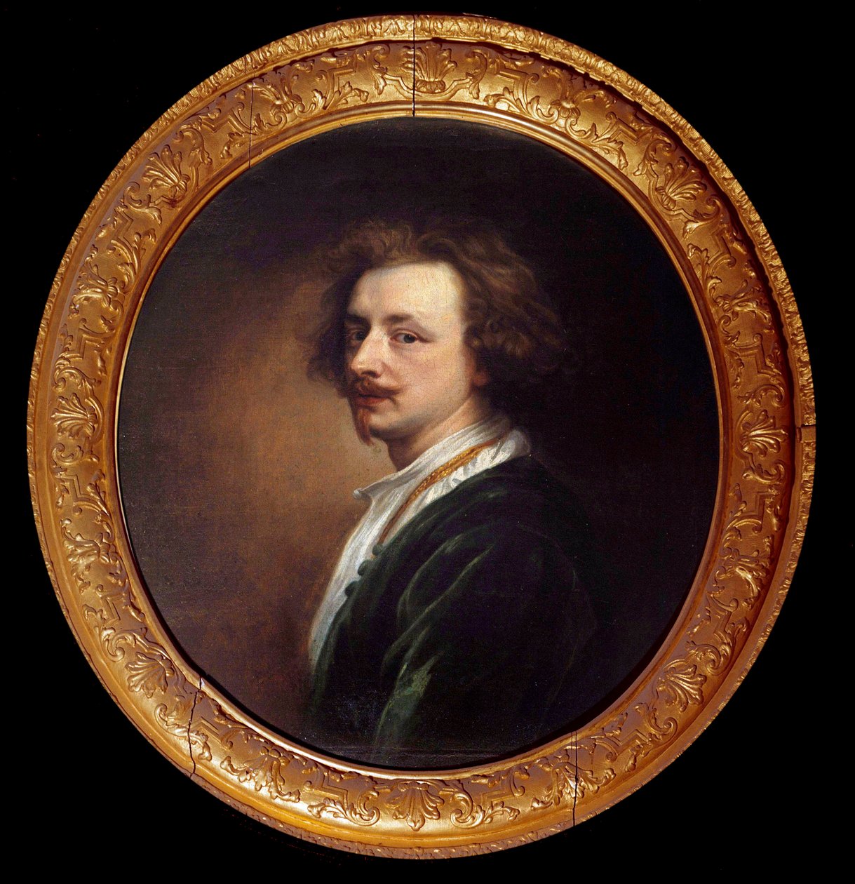 安东 (Antoon 或 Anthony) van Dyck (1599-1641) 17 世纪太阳的自画像。 0,68x0,58 m - Anton（Antoon 或 Anthony）van Dyck（1599-1641）17 世纪的自画像。 0,68 x 0,58 米。 作者 安东尼·范·戴克