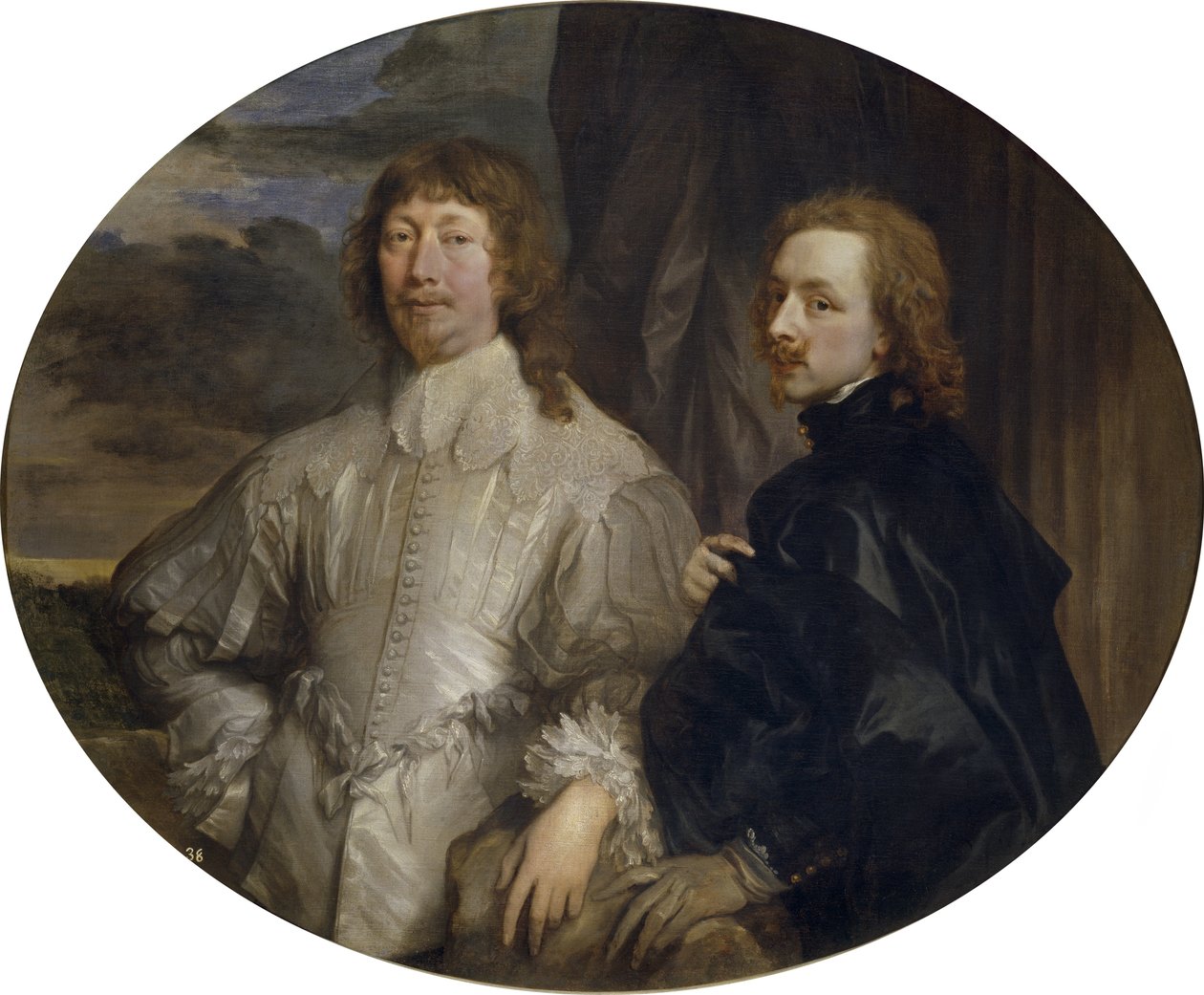 Endymion Porter爵士和Anthony van Dyck爵士 作者 安东尼·范·戴克