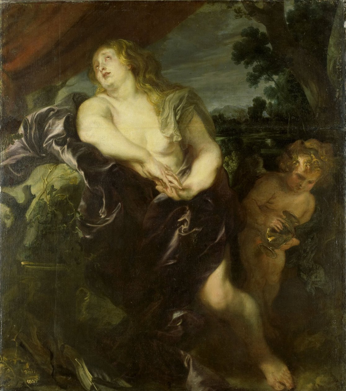 The Penitent Mary Magdalene，1620-35 作者 安东尼·范·戴克