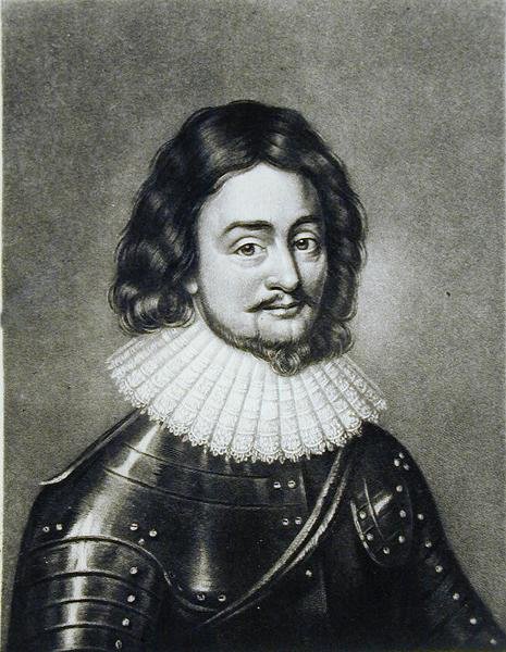 弗雷德里克五世（1596-1632）波希米亚国王，莱茵河选帝侯帕拉蒂尼，英国历史上杰出的人物肖像插图，由罗伯特·邓卡顿（1744-c.1817）（mezzotint）镌刻 作者 戴克之后的安东尼·范