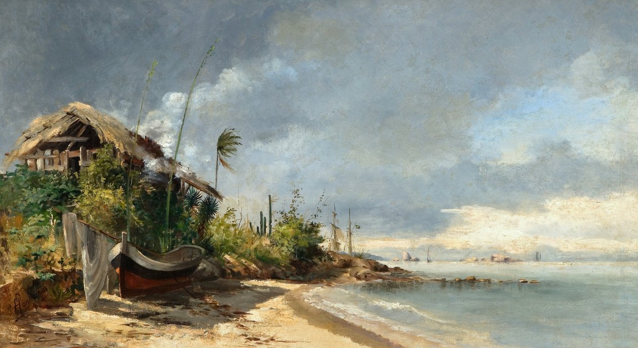 海滩美景，圣多明戈斯，尼泰罗伊，RJ 作者 安东尼奥·帕雷拉斯