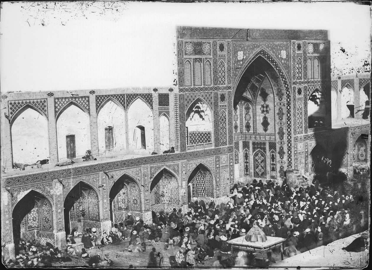 Sipahsalar清真寺，建于1866年，1880年至1930年 作者 安托万·塞夫鲁金（Antoin Sevruguin）