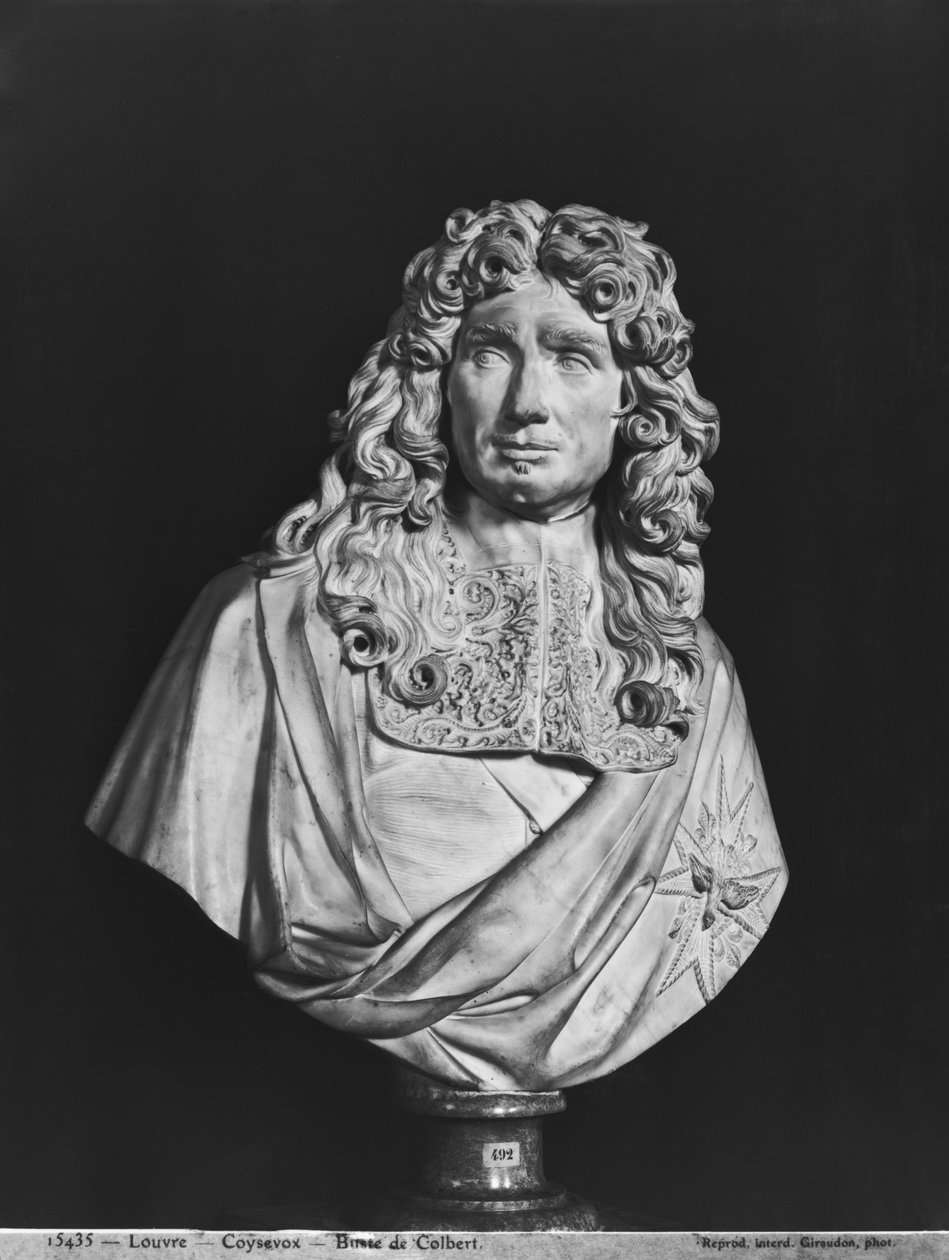 Jean-Baptiste Colbert de Torcy（大理石）的半身像 作者 安托万·考耶索