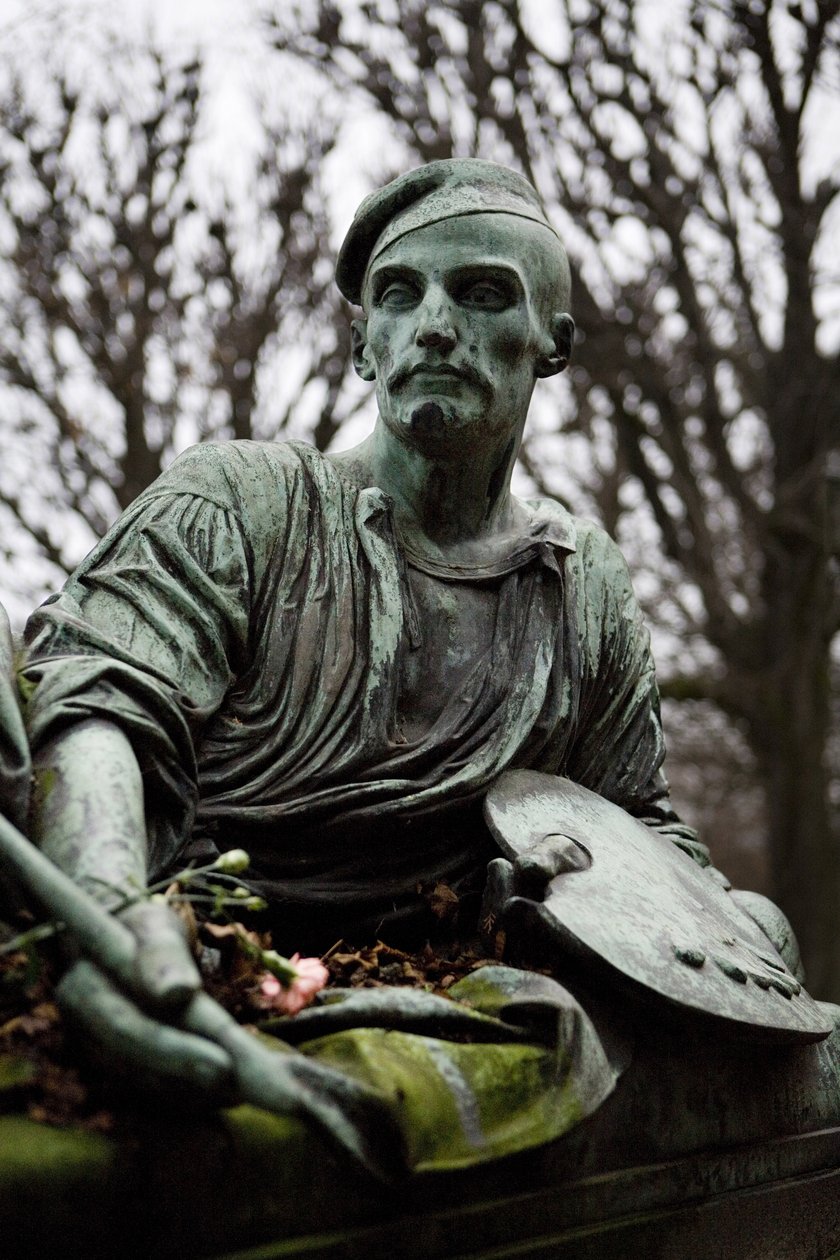 Jean Louis Andre Theodore Gericault墓（1791-1824）（铜牌） 作者 安托万·埃特克斯