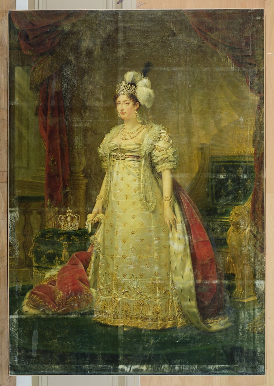 法国玛丽 - 特雷瑟 - 夏洛特的肖像（1778-1851）昂古莱姆公爵夫人 作者 安东尼·让·格罗斯