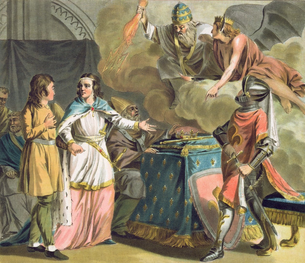 在Philippe le Bel（1268-1312）下，Tiers州由庄园将军管理，由Jean Baptiste Morret（1790  -  1820年，1789年至1820年）刻，1789年 作者 安托万·路易斯·弗朗索瓦·瑟金特·玛索