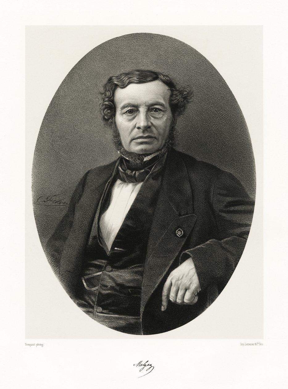 JosephFrançoisMalgaigne，1865-66 作者 安托万·里恩·特里夸特