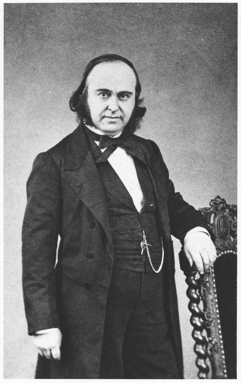 Paul Broca（1824-80）c.1860-70的摄影名片 作者 安托万·里恩·特里夸特
