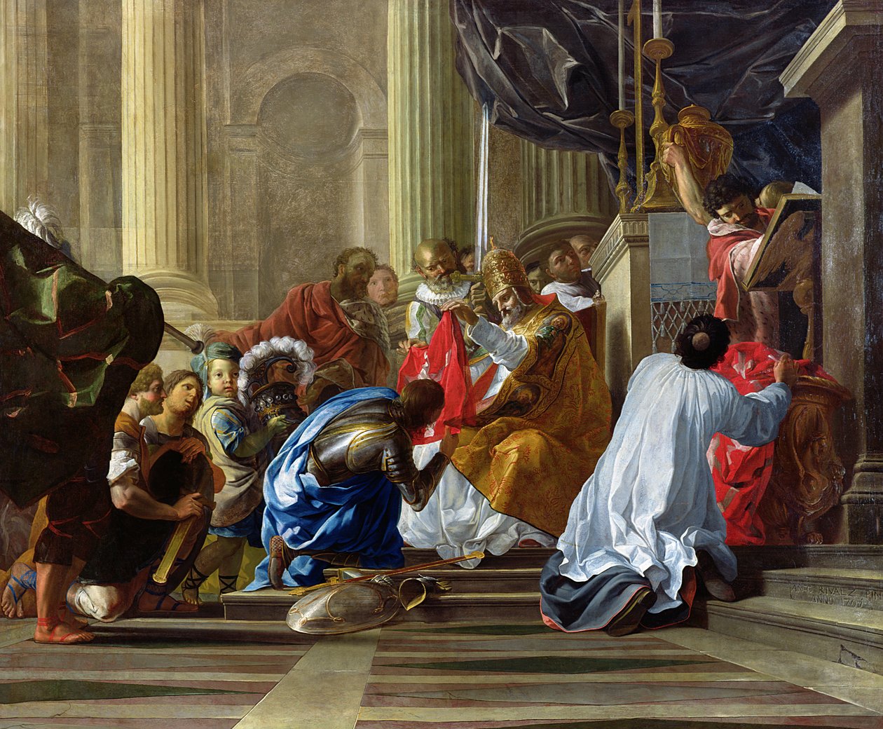 Raymond IV de Saint-Gilles（c.1043-1105）十字架，1706 作者 安托万·里瓦尔兹（Antoine Rivalz）