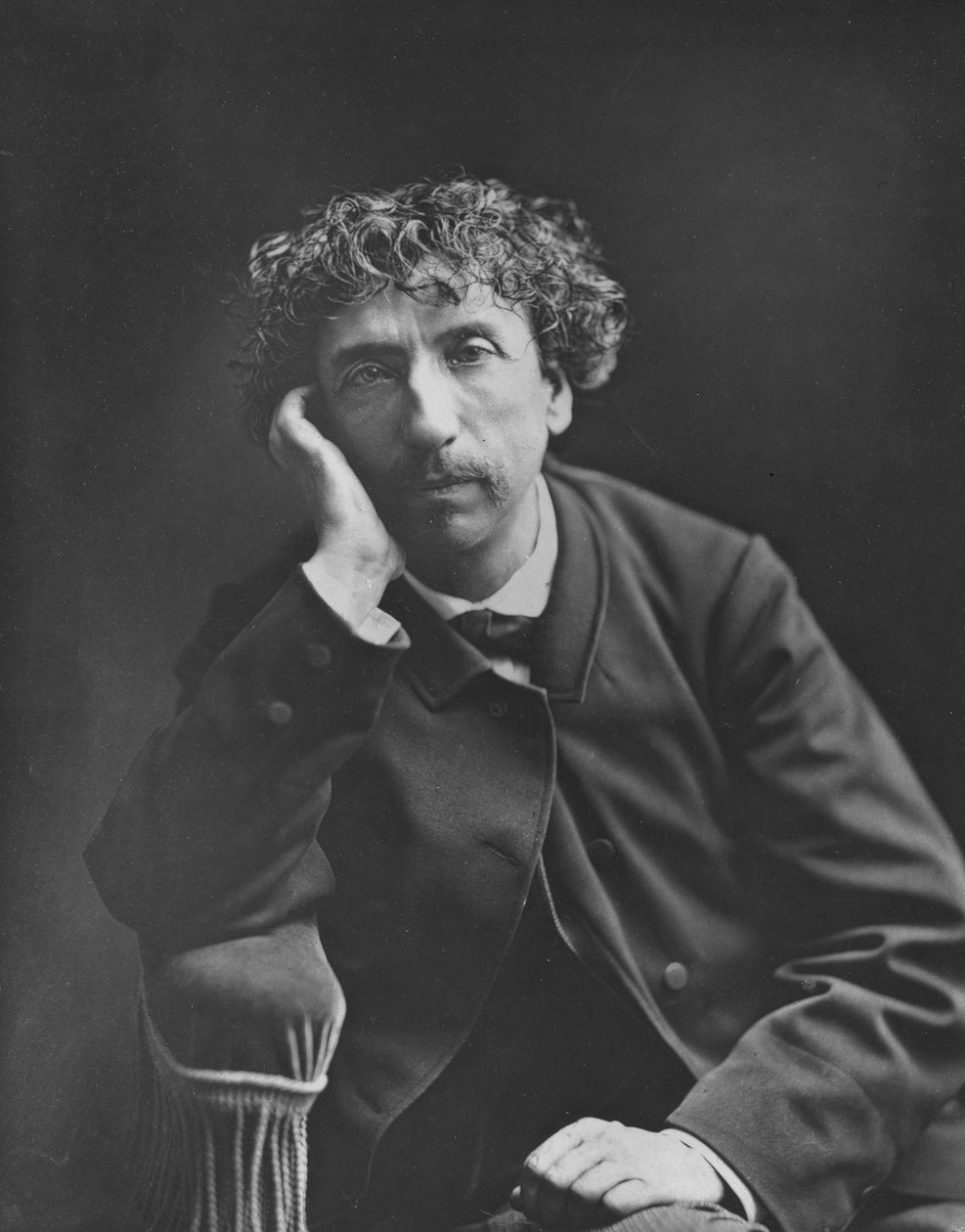 Charles Garnier的肖像，来自&39;Galerie Contemporaine&39;，1865年 作者 安托万·塞缪尔·亚当·所罗门