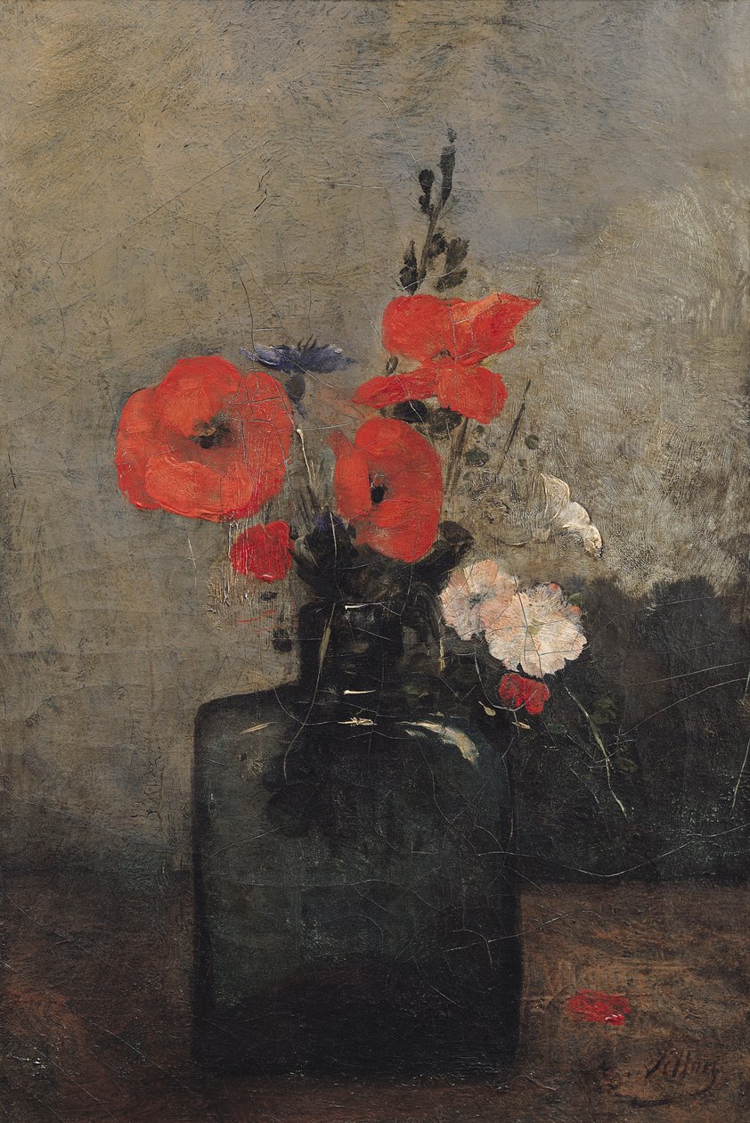 鲜花，1857年 作者 安托万·沃隆