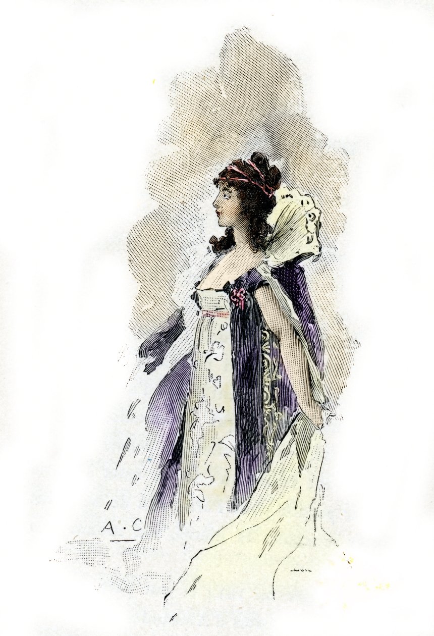 Desiree Clary（1777-1860 年）1818 年的瑞典王后肖像（1818 年的瑞典王后 Desire Clary 肖像） Antoine Calbet 的绘画取材于 Masson 的《拿破仑与女性》。 作者 安托万·卡尔贝