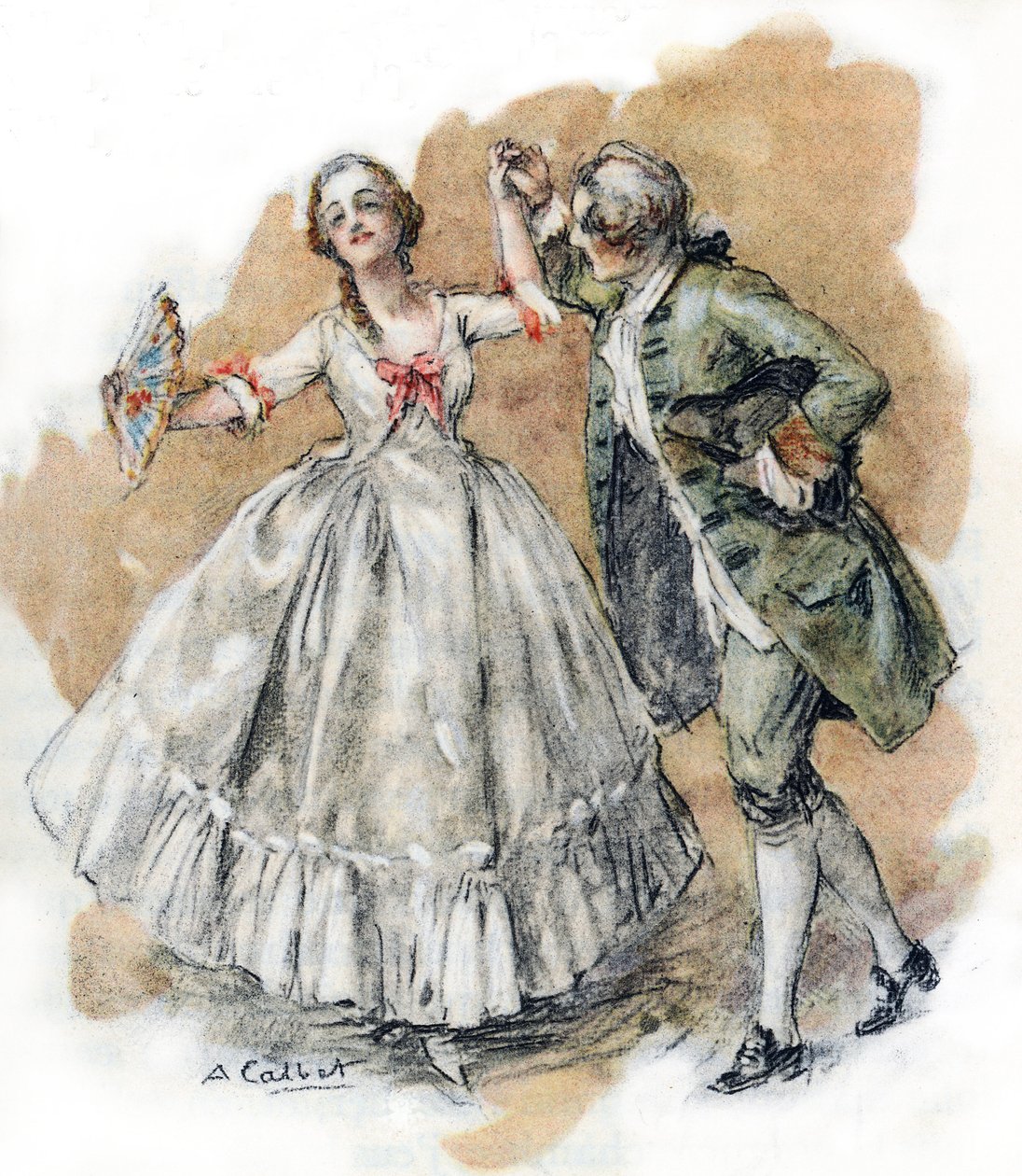 Werther dancing with Charlotte 作者 安托万·卡尔贝