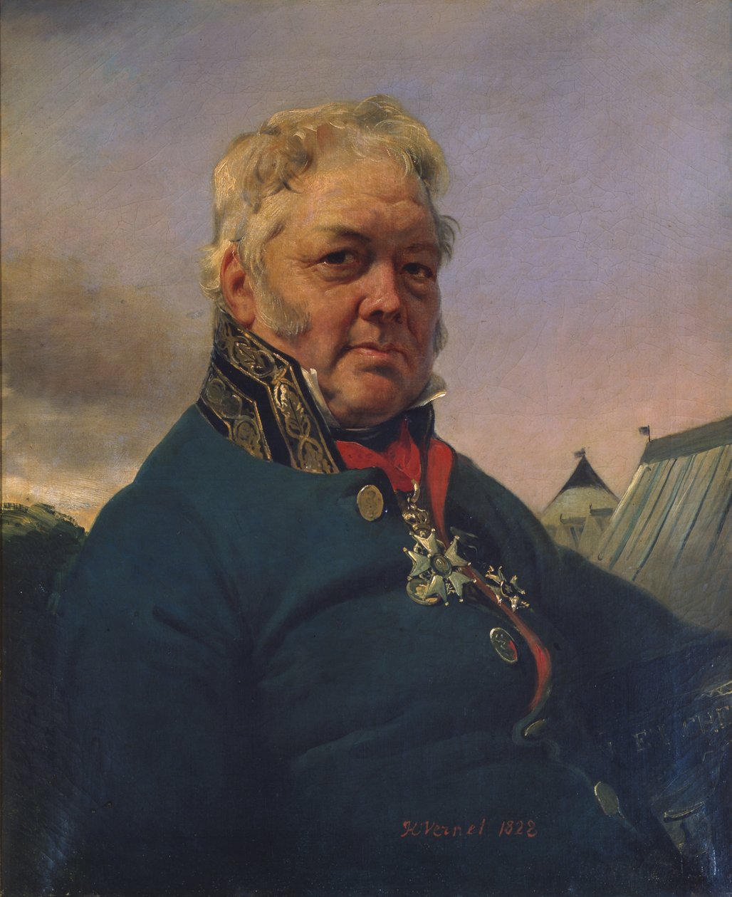 Rene Nicolas Dufriche-Desgenettes男爵（1762-1837） 1822（布面油画） 作者 安东尼·查尔斯·贺拉斯·韦尔内