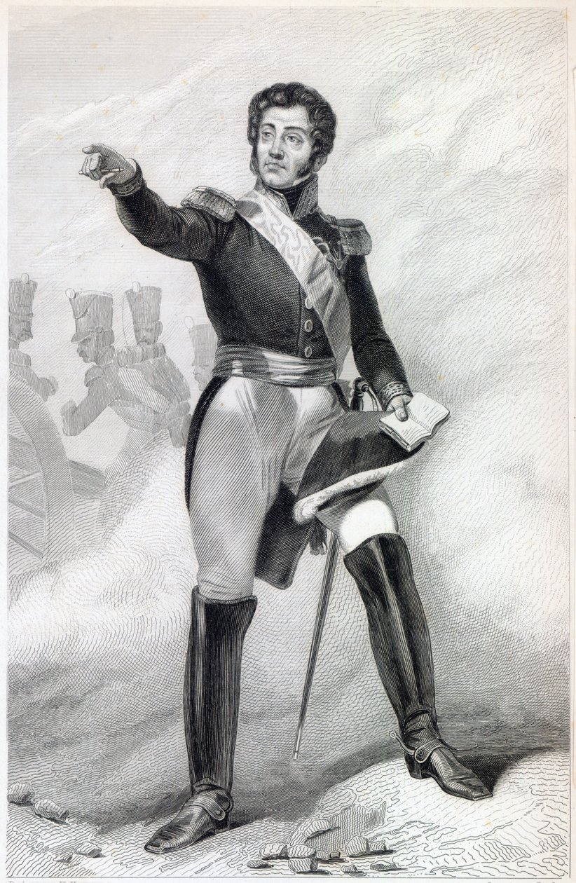Gabriel Jean Joseph Molitor（1770-1849），法国伯爵和元帅 作者 安东尼·查尔斯·贺拉斯·韦尔内