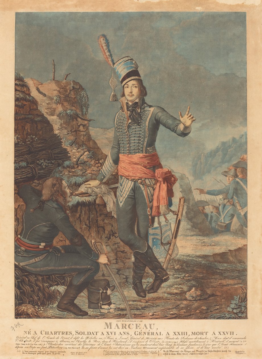 Francois Severin Desgraviers Marceau将军 作者 安托万·弗朗索瓦·塞金特