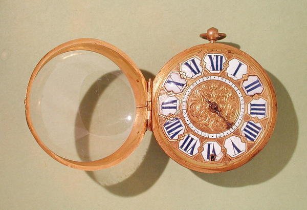 手表，c.1685（镀金黄铜和珐琅） 作者 安东尼·高登（Antoine Gaudron）
