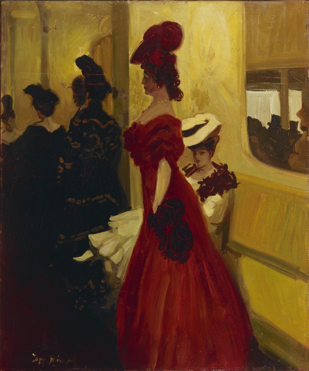 剧院盒装观众，1906年 作者 安托万·纪尧姆·米纳茨（Antoine Guillaume Minartz）
