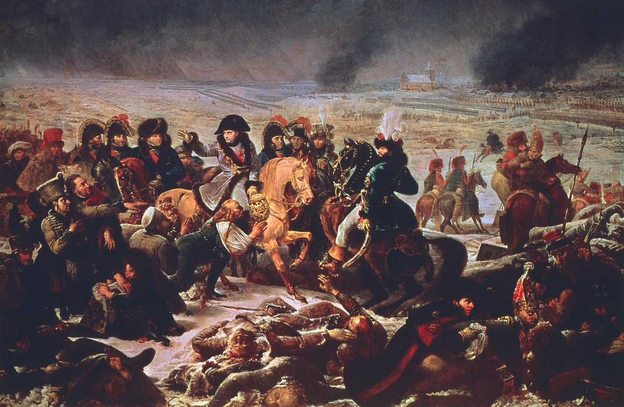 拿破仑在埃劳战役的战场上》，1807年2月9日 1808年 作者 安东尼·让·格罗斯