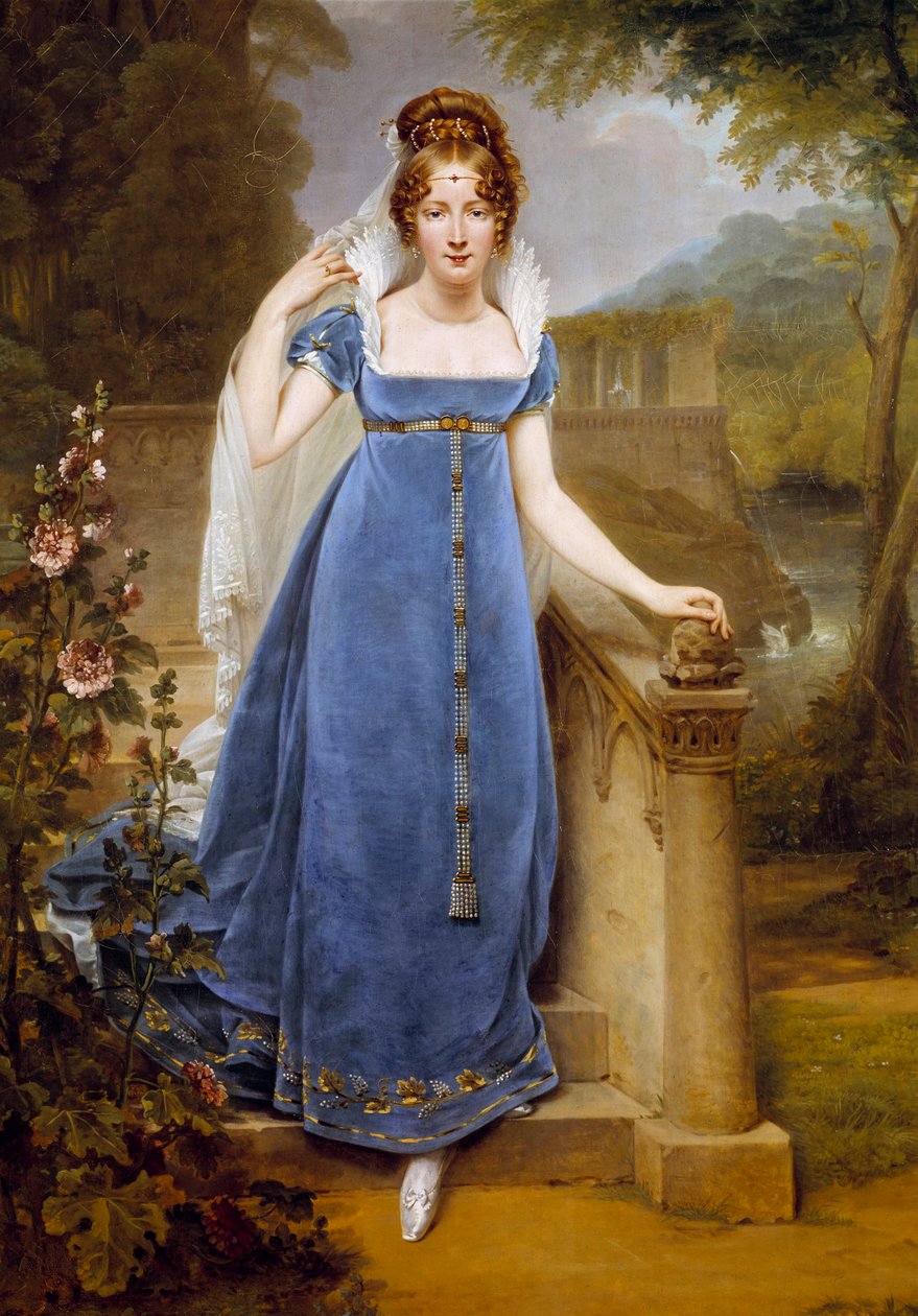 Henriette Scherrer, Comtesse Legrand (1795-1848)的腰部画像。安托万-让-格罗斯（1771-1835）的画作 作者 安东尼·让·格罗斯