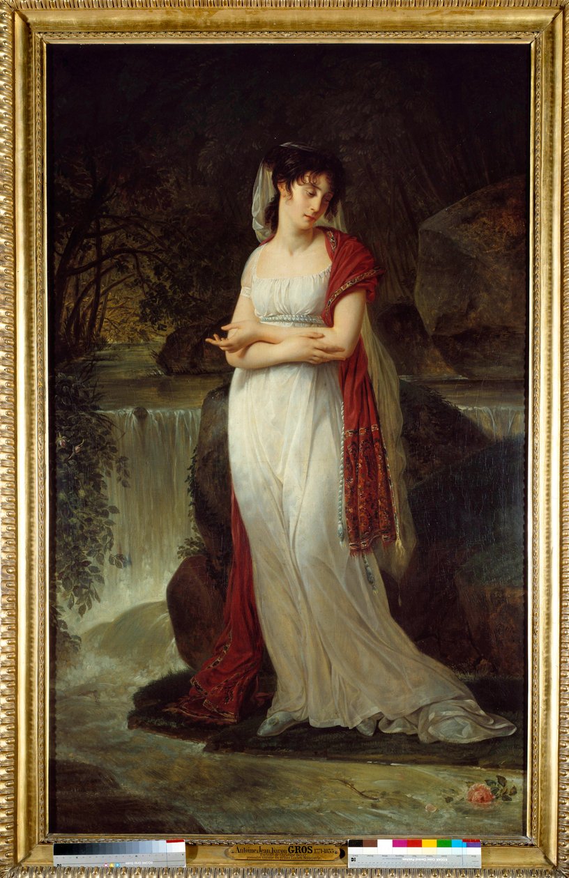 Christine Boyer (1776-1800) First Woman 的遗像 Lucien Bonaparte 的画作 Antoine Jean Gros (1771-1835) 19 世纪太阳。 2,14x1,34 m。 作者 安东尼·让·格罗斯
