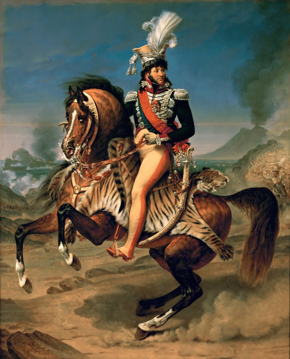 约阿希姆-缪拉的马术画像 1767-1815年 作者 安托万·让·格罗斯男爵