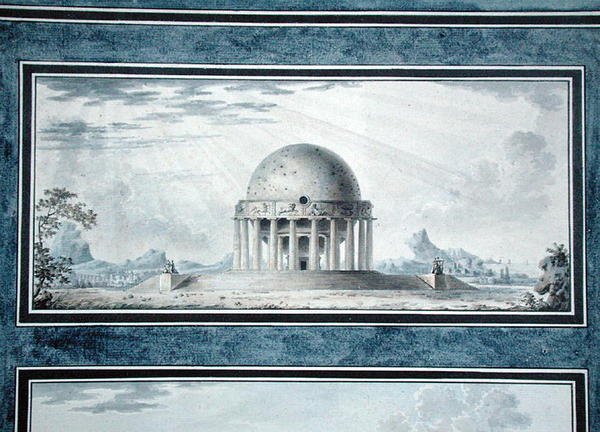 1783年为世界主义者设计房屋 作者 安托万·洛朗（Antoine Laurent）托马斯·沃多耶（Thomas Vaudoyer）