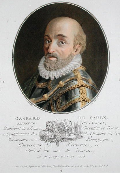 加斯帕德-德-索尔克斯(Gaspard de Saulx)(1509-73)，塔瓦内的领主 作者 Antoine Louis Francois (after) Sergent-Marceau