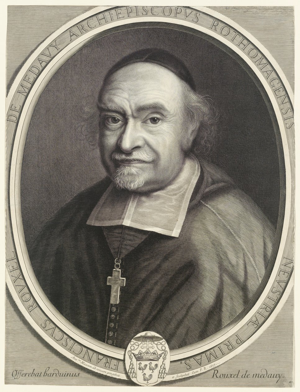 Francois Rouxel de Medavy，鲁昂大主教 作者 安托万·马森（Antoine Masson）