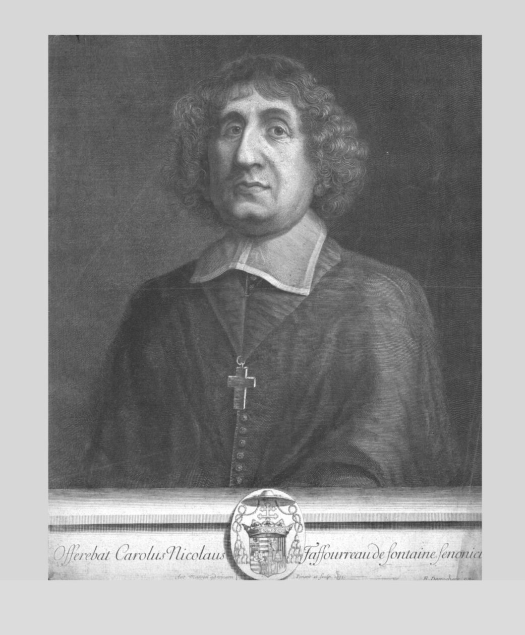 路易斯·亨利·德·帕迪拉伦·冈德林，约1673年。 作者 安托万·马森（Antoine Masson）