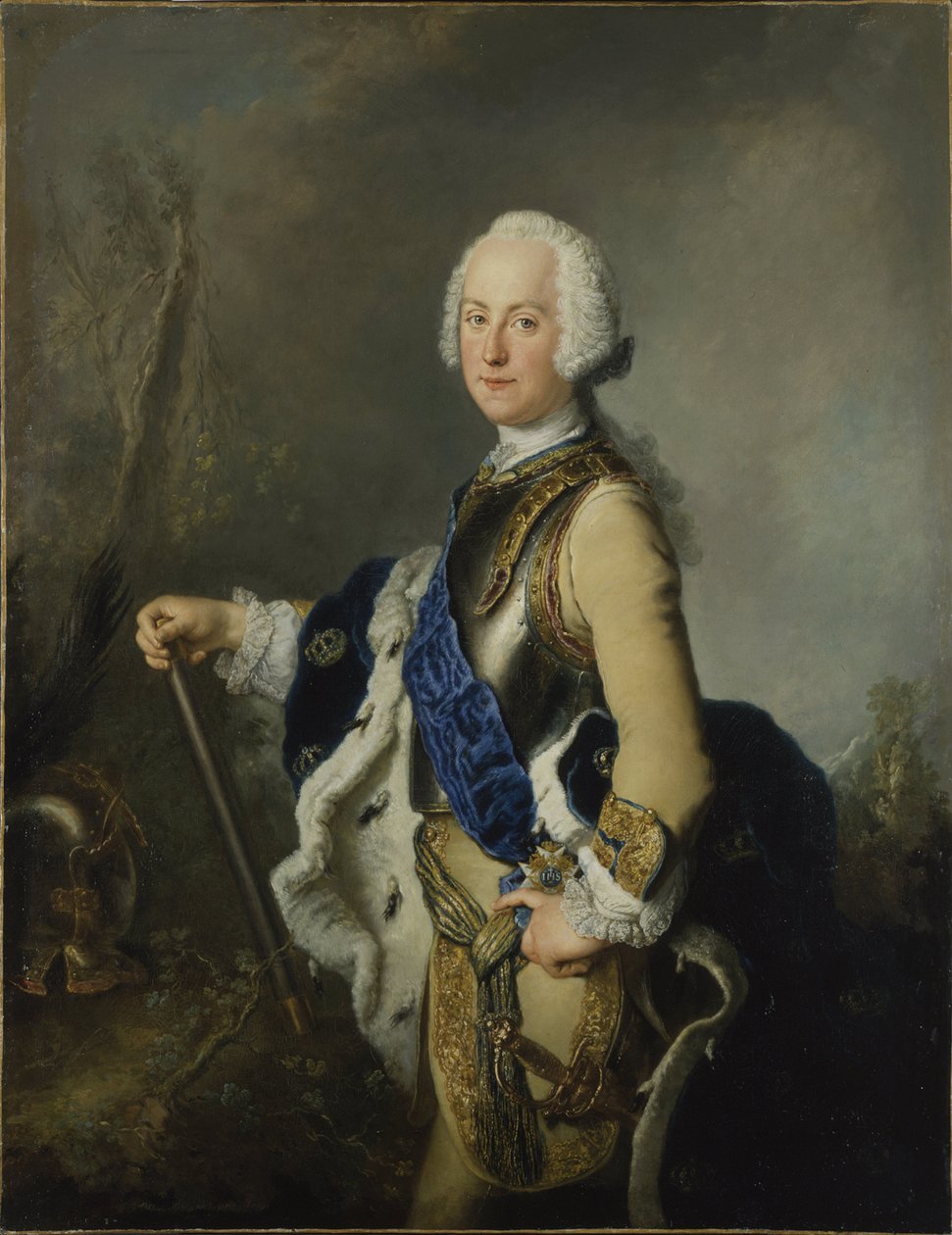 Adolphe Frederic de Suede-阿道夫·弗雷德里克的肖像 作者 安托万·佩斯内