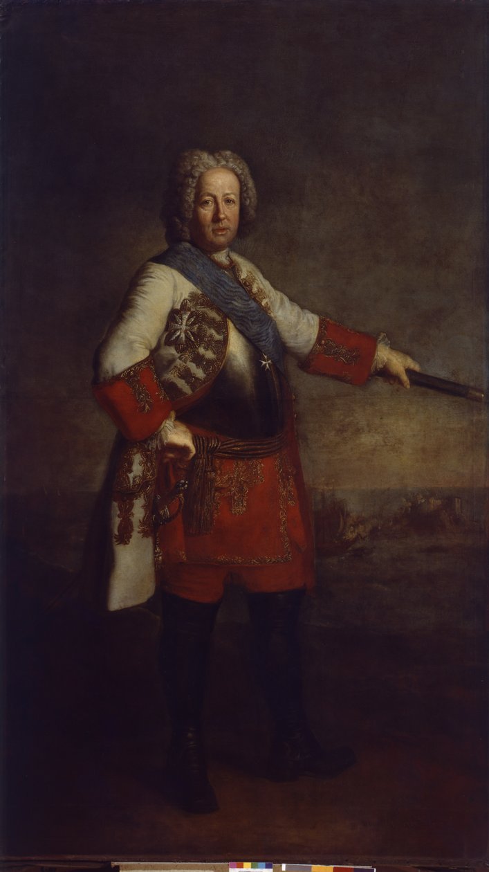 伯爵Friedrich Heinrich von Seckendorf，1720年 作者 安托万·佩斯内