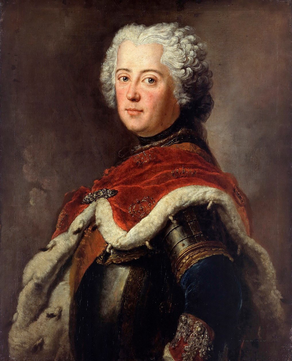 普鲁士的弗雷德里克二世肖像（Frederic II de Prusse, dit le Grand 作者 安托万·佩斯内