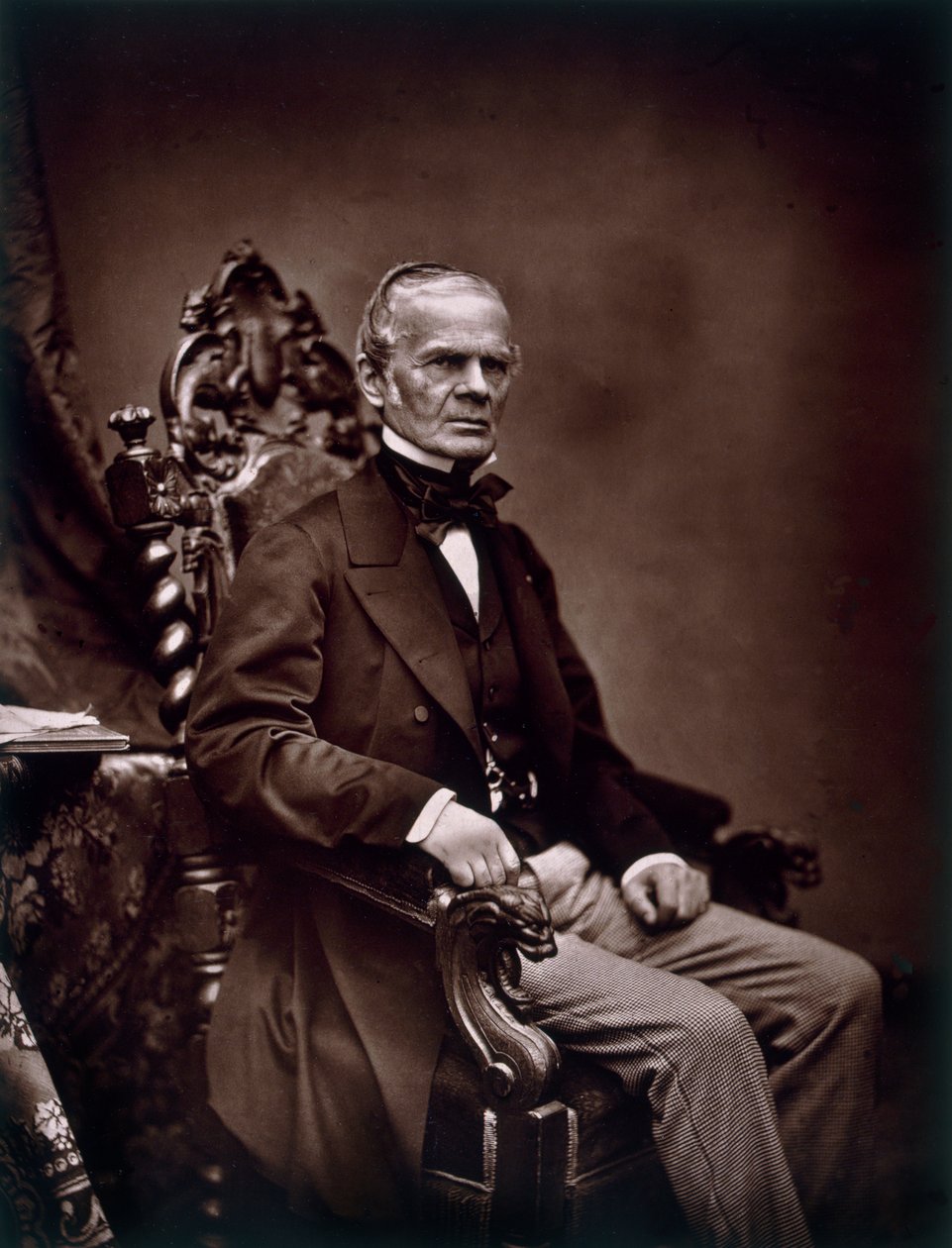Alfred Auguste Cuvillier-Fleury（1802-87），来自&39;当代画廊&39;，c.1874-78 作者 安托万·塞缪尔·亚当·所罗门