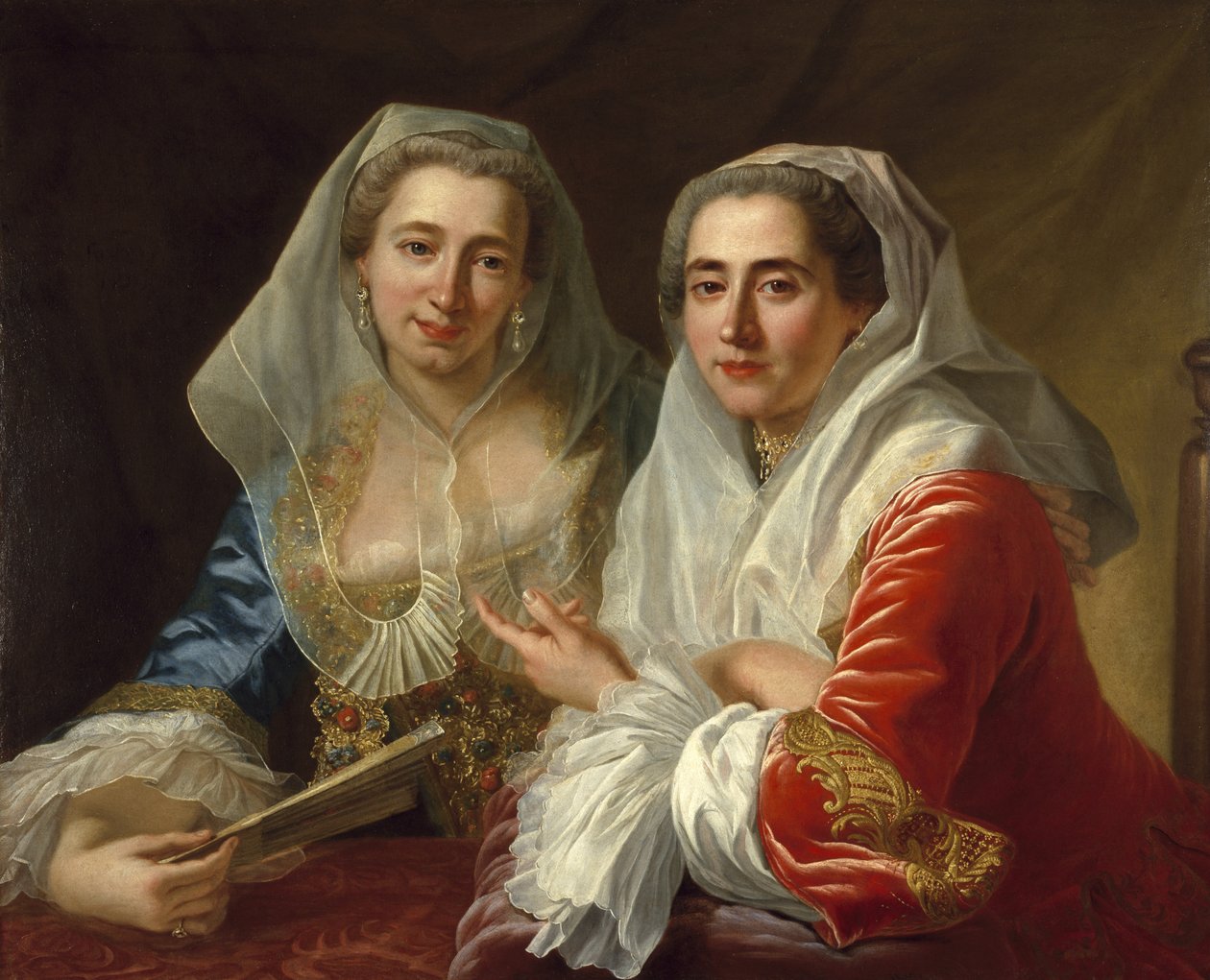 Mirabita Sisters，c.1759 作者 安托万·德·法夫雷