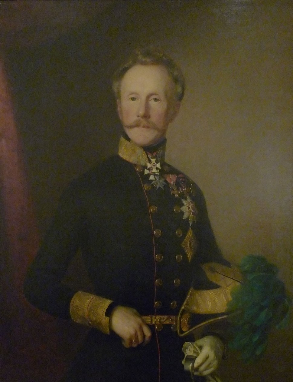 Heinrich Hermann Josef FreiherrvonHeß（1788-1870），奥地利将军 作者 安东·恩斯勒