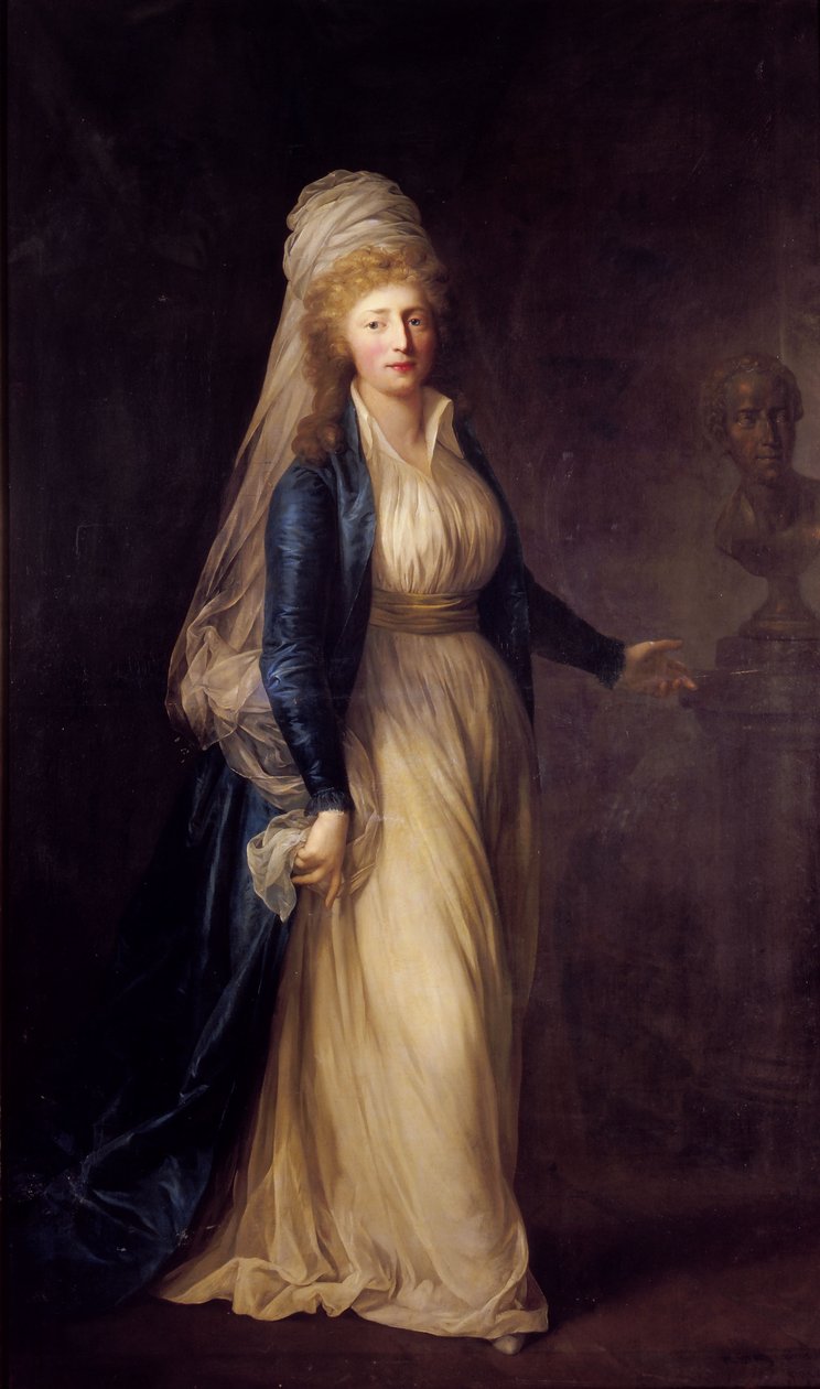 丹麦公主Louise Auguste的肖像（1771-1843） 作者 安东·格拉夫