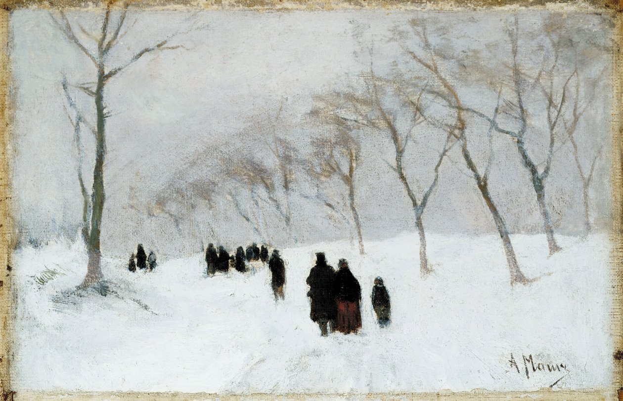 暴风雪 作者 安东·莫夫（Anton Mauve）