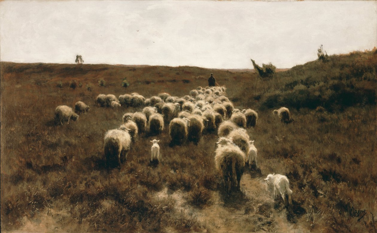 Laren回归了羊群 作者 安东·莫夫（Anton Mauve）