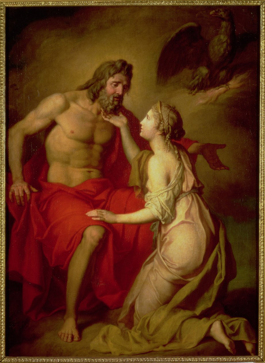 宙斯与Thetis，1769年 作者 安东·帕夫洛维奇·洛森科（Anton Pavlovich Losenko）