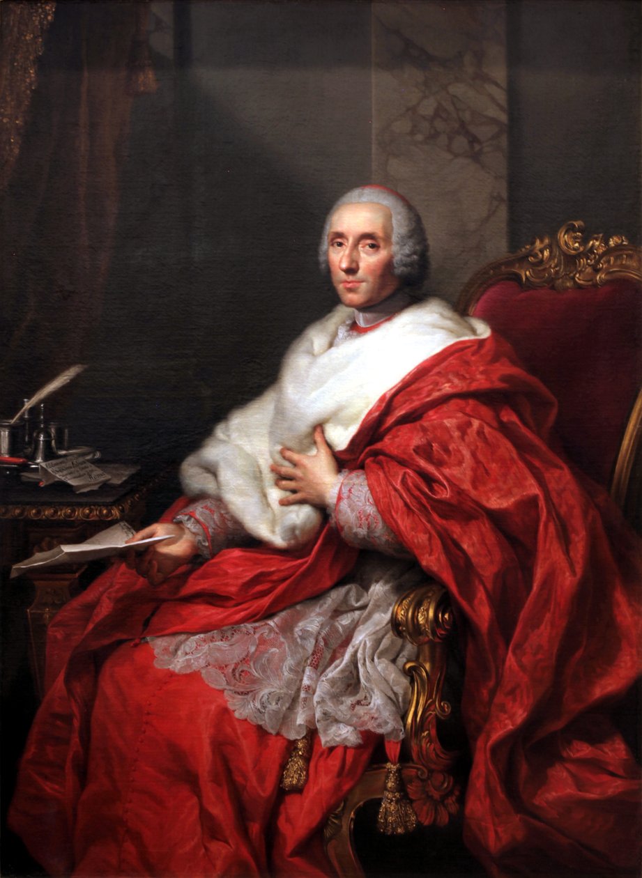 肖像杜红衣主教Alberico Archinto 作者 安东·拉斐尔·蒙斯（Anton Raphael Mengs）