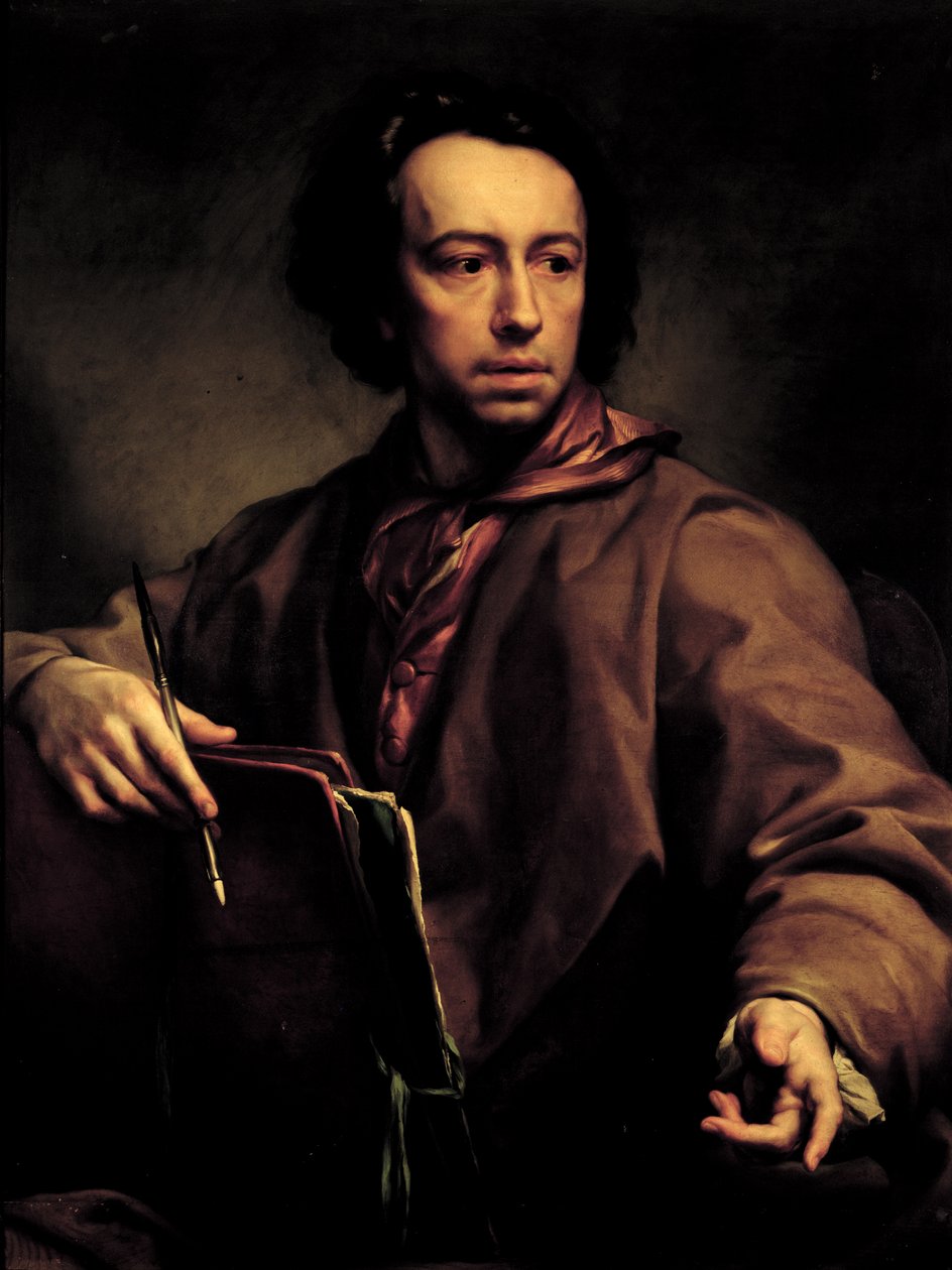 自画像，1773年 作者 安东·拉斐尔·蒙斯（Anton Raphael Mengs）