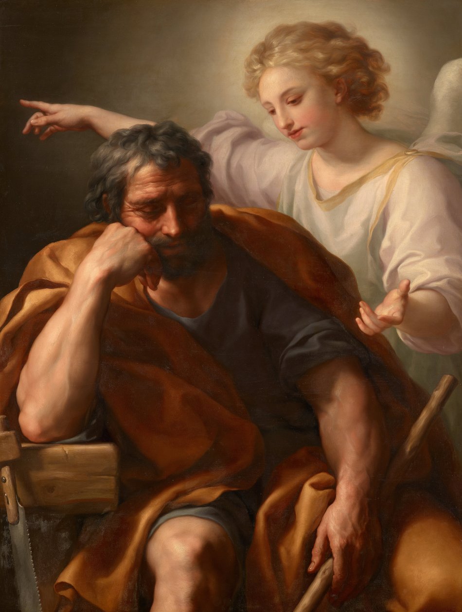 圣约瑟夫之梦 作者 安东·拉斐尔·蒙斯（Anton Raphael Mengs）