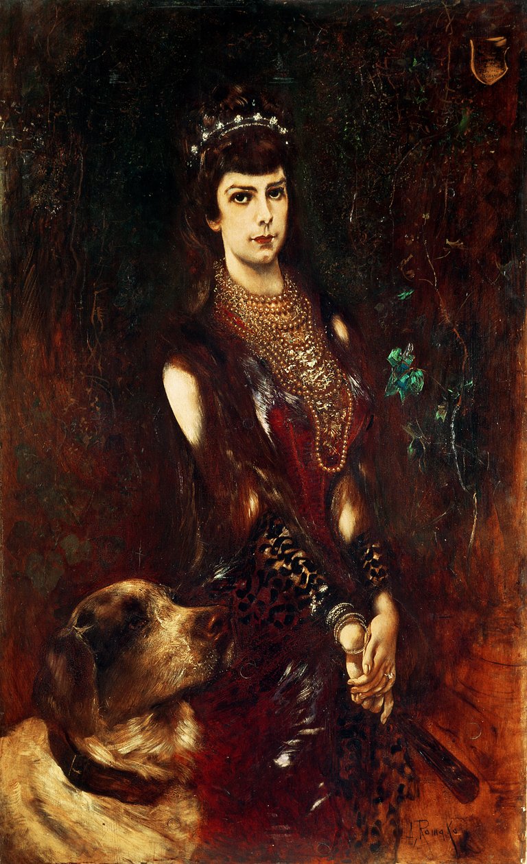奥地利女皇伊丽莎白，1883年 作者 安东·罗马科