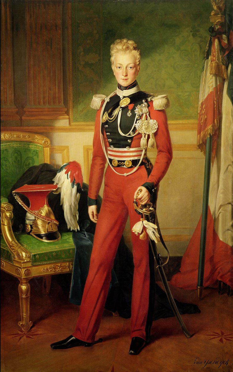 奥尔良路易斯 - 查尔斯 - 菲利普（1814-96）内穆尔公爵，1833年 作者 安东·范·伊森迪克