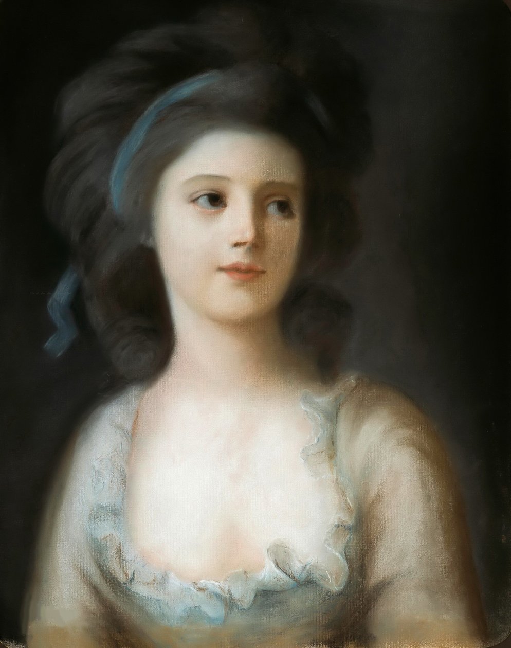 伯爵夫人Zofia Potocka-Witt肖像（1760-1822）。 作者 安东·格拉夫