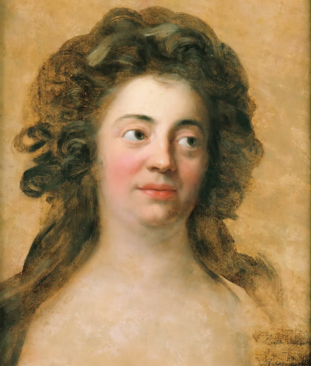 Dorothea Friederike Schlegel肖像（1764-1839），出生于Brendel Mendelssohn，生于1790年。 作者 安东·格拉夫