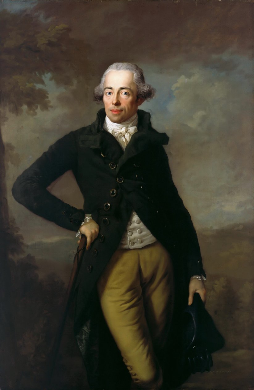 亨利十四世肖像1749-1799，罗伊斯王子，1789年 作者 安东·格拉夫