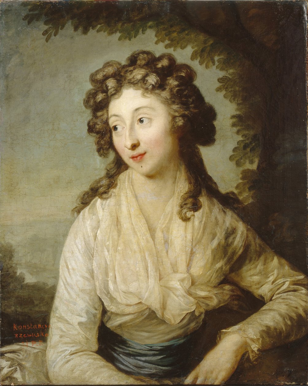 Konstancja Lubomirska Rzewuska的画像，1789年 作者 安东·格拉夫